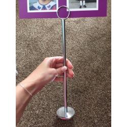 11 Table number holders - perfect for weddings and catering events