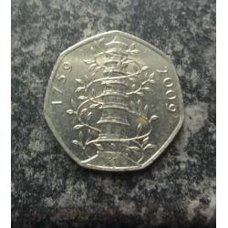 Rare kew gardens 50p coin