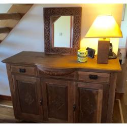 Solid Oak Hall Chest