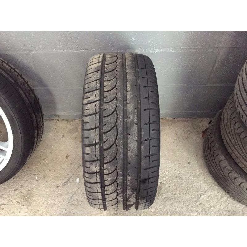 Newly Re-paintd 19" Audi alloys with tyres 255 35 zr19 , multispoke a3 / a4 / a6, removed from an A6