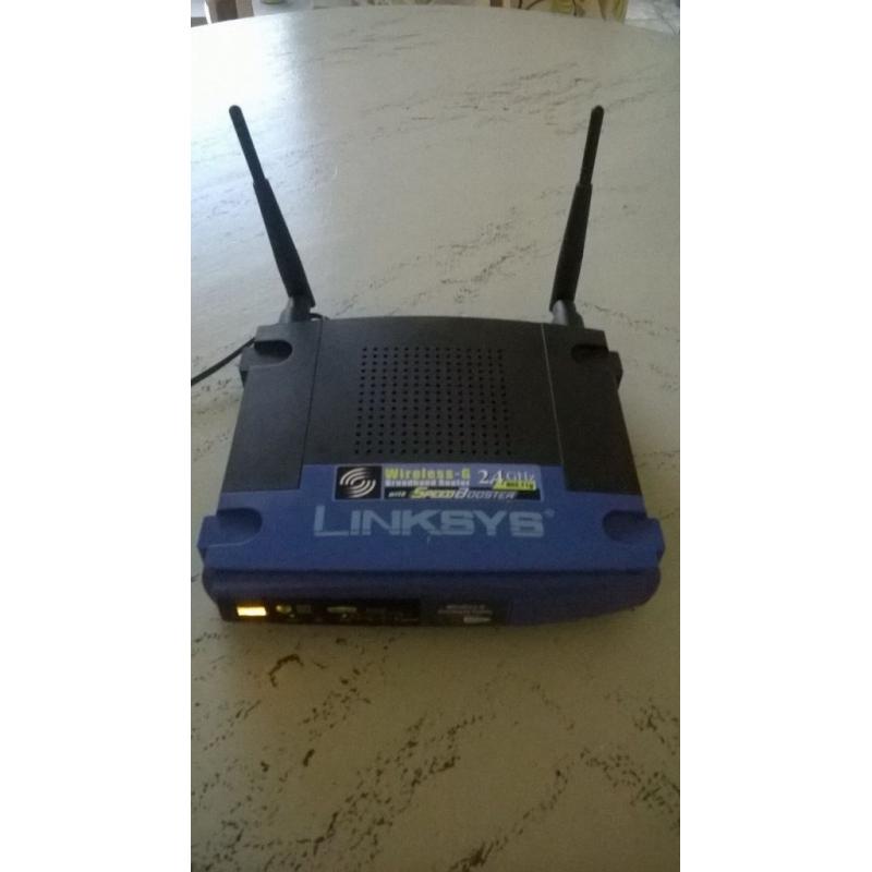Linksys WRT54GS Wireless-G Broadband Router with SpeedBooster
