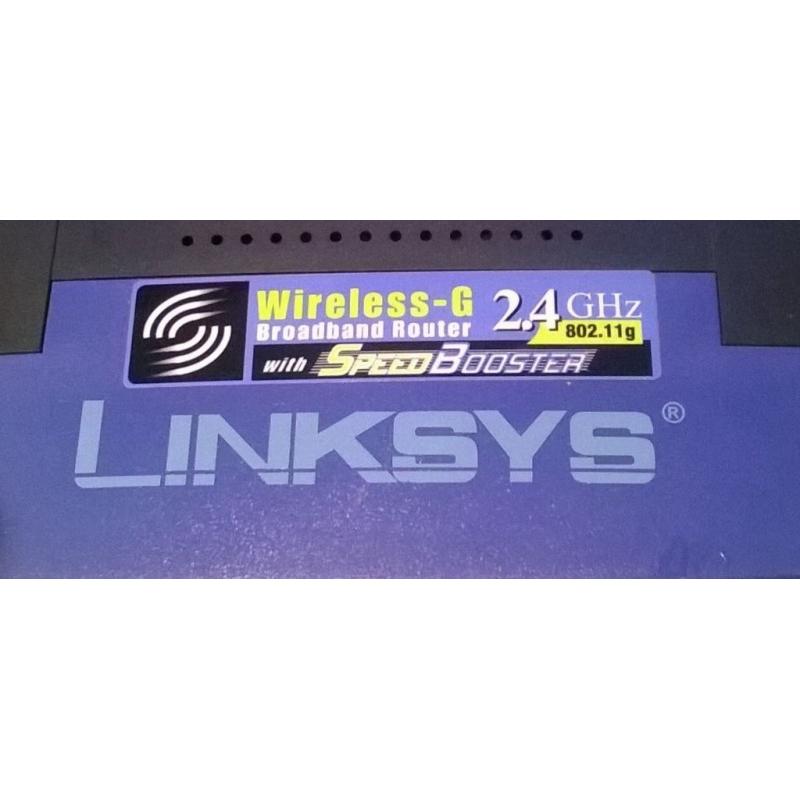 Linksys WRT54GS Wireless-G Broadband Router with SpeedBooster
