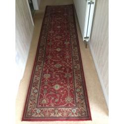 Pure wool carpet runner