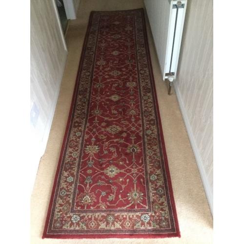 Pure wool carpet runner