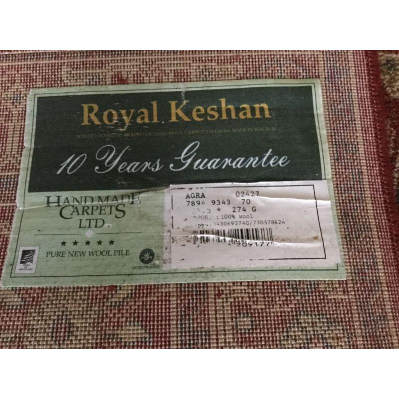 Pure wool carpet runner