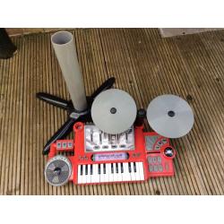 Childs keyboard and guitar