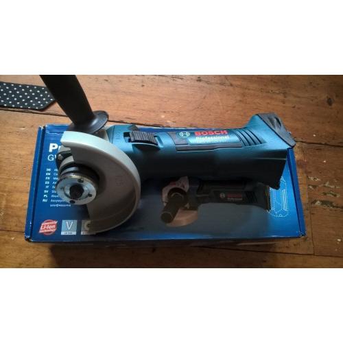 NEW BOSCH GWS 18 VOLT LITHIUM 18-125 V-LI GRINDER
