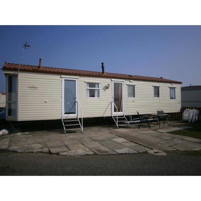 Static Caravan, Atlas Nevada Pus, 36x12, 3 beds 2 toilets, includes everything inside