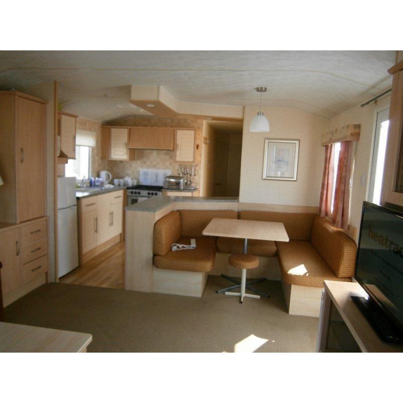 Static Caravan, Atlas Nevada Pus, 36x12, 3 beds 2 toilets, includes everything inside