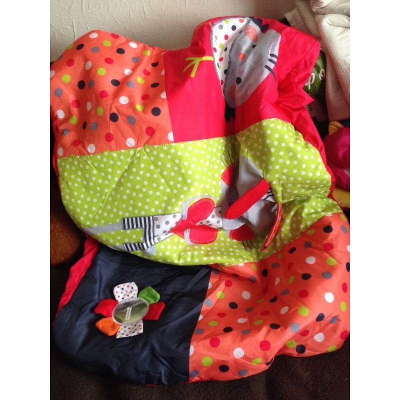 Red kite travel cot activity mattress cover