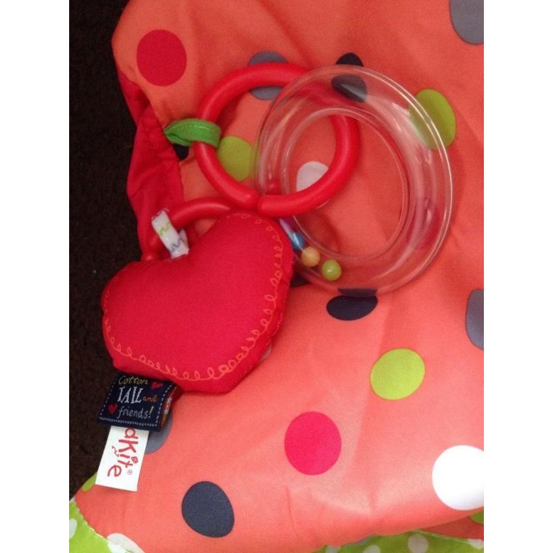 Red kite travel cot activity mattress cover