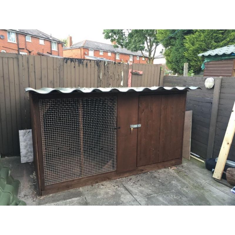 Kennel and run for dogs brand new