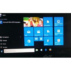 Asus 10" Laptop Netbook windows 10 pro