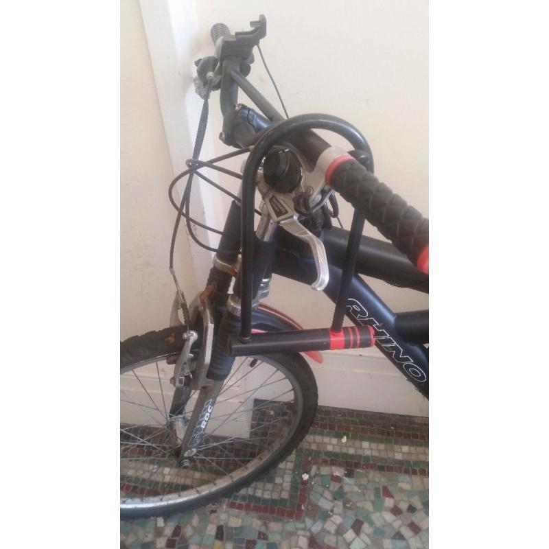 Rhino Bicycle + U-lock + Helmet + Reflective vest