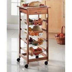 Wooden Kitchen Trolley