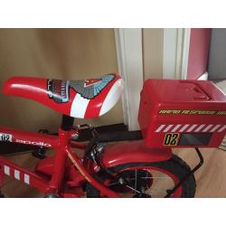 Boys fireman bike
