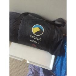 tent and cool box