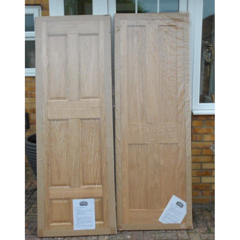 2 Brand New Seadec Oak Internal Doors