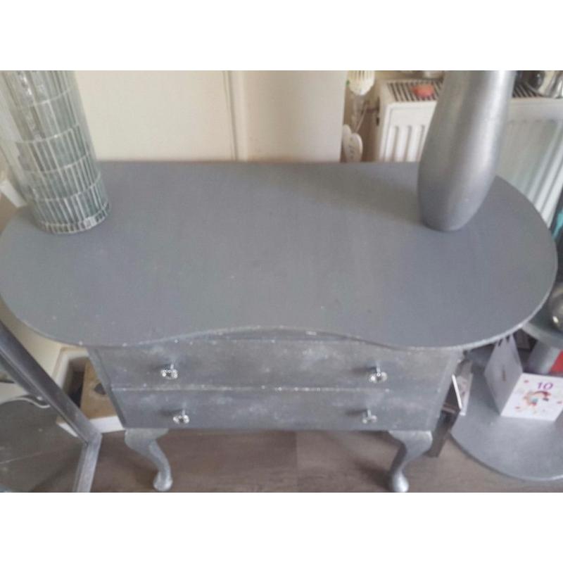 Silver bling sparkling dressing table or chest