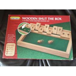 Wooden Shut The Box Game