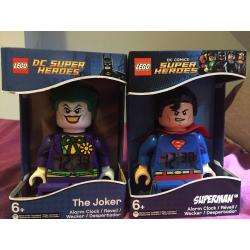 2 x Lego clocks BNIB