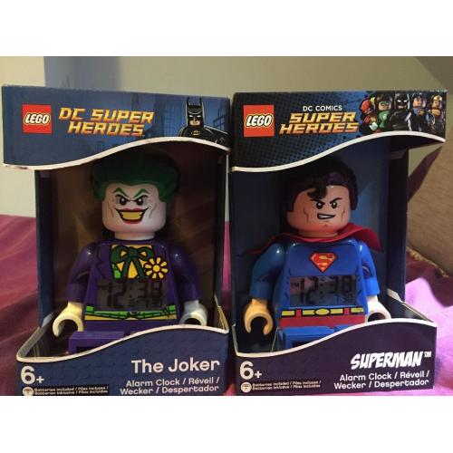 2 x Lego clocks BNIB