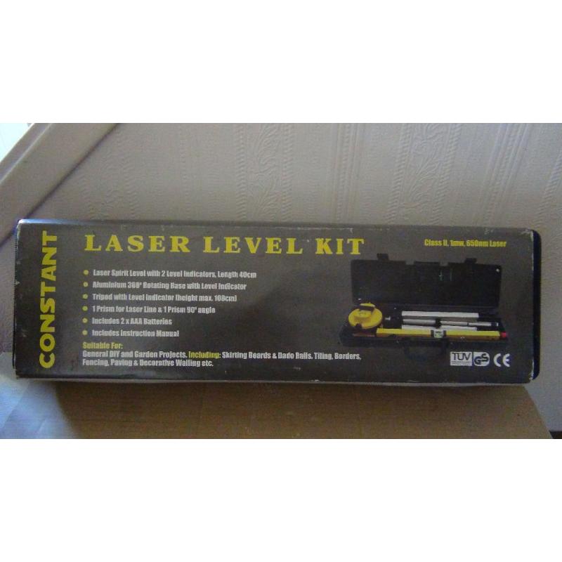 Laser level complete kit/brand new