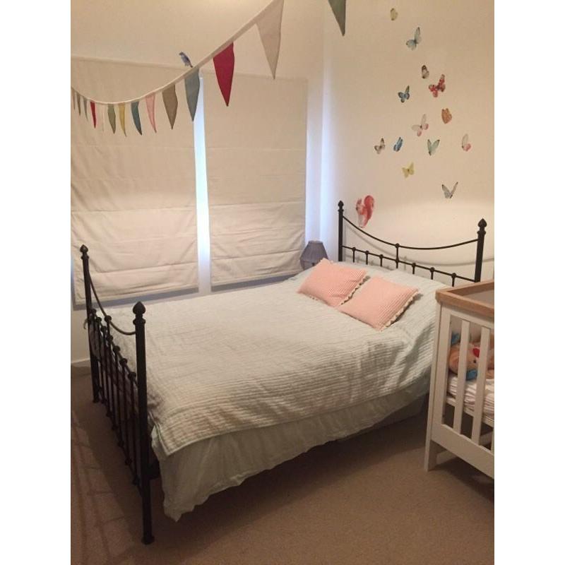 Beautiful wrought iron double bed