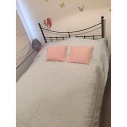 Beautiful wrought iron double bed