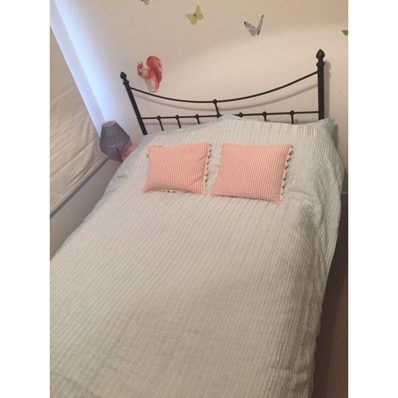 Beautiful wrought iron double bed
