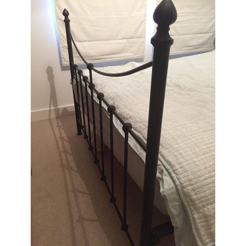 Beautiful wrought iron double bed