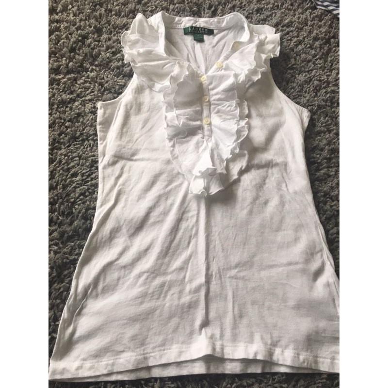 Ralph Lauren ruffle top