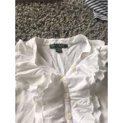 Ralph Lauren ruffle top