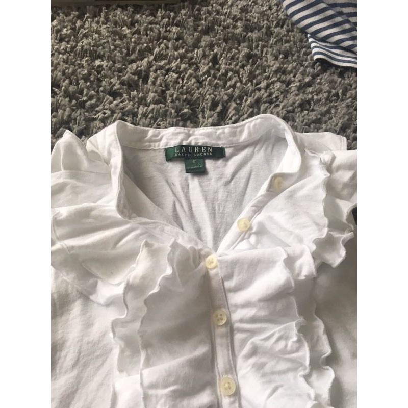 Ralph Lauren ruffle top