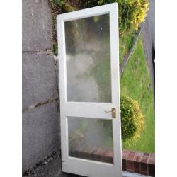 Free glass panel door (76 cm x 195 cm)
