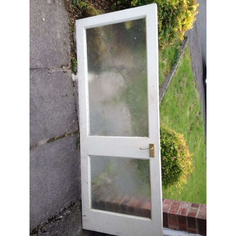 Free glass panel door (76 cm x 195 cm)