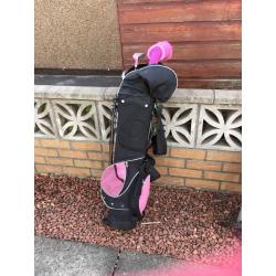 Golf Girl clubs and Bag