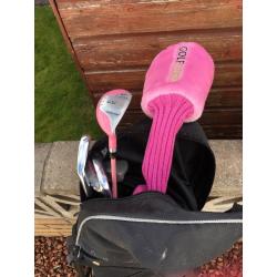 Golf Girl clubs and Bag