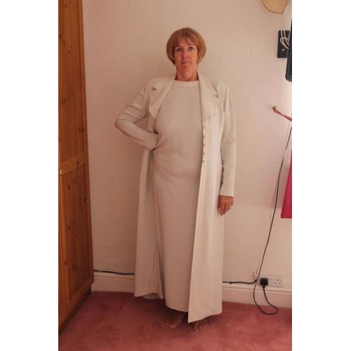 Evening Dress with long light weight jacket