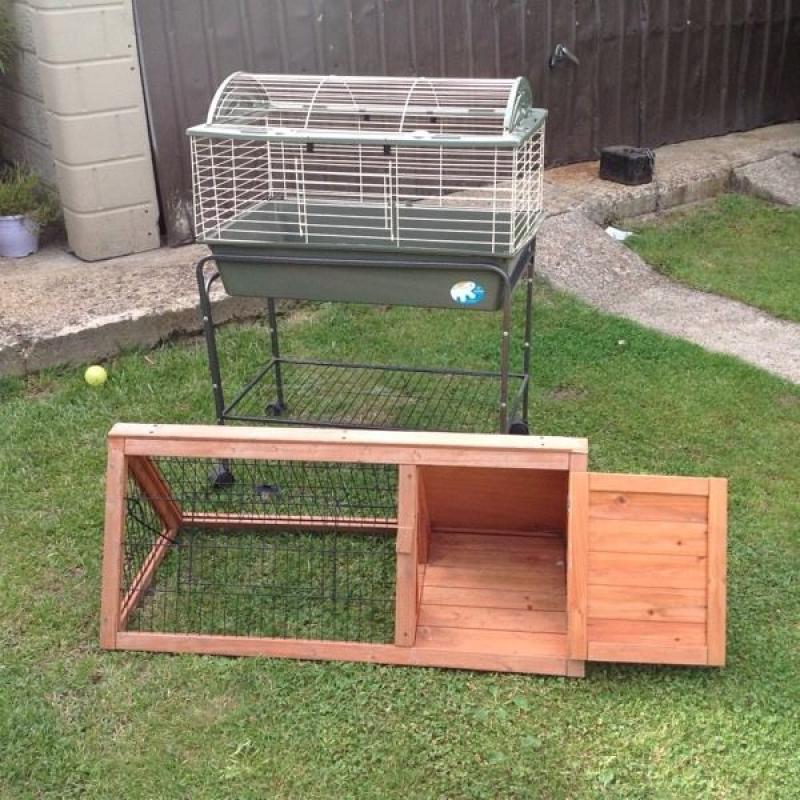 Rabbit Guinea pig hutch and cage