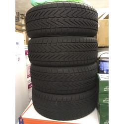 FOUR Vredestein wintrac 4 xtreme 235/55 R18 100H Tyres (only done 650 miles)