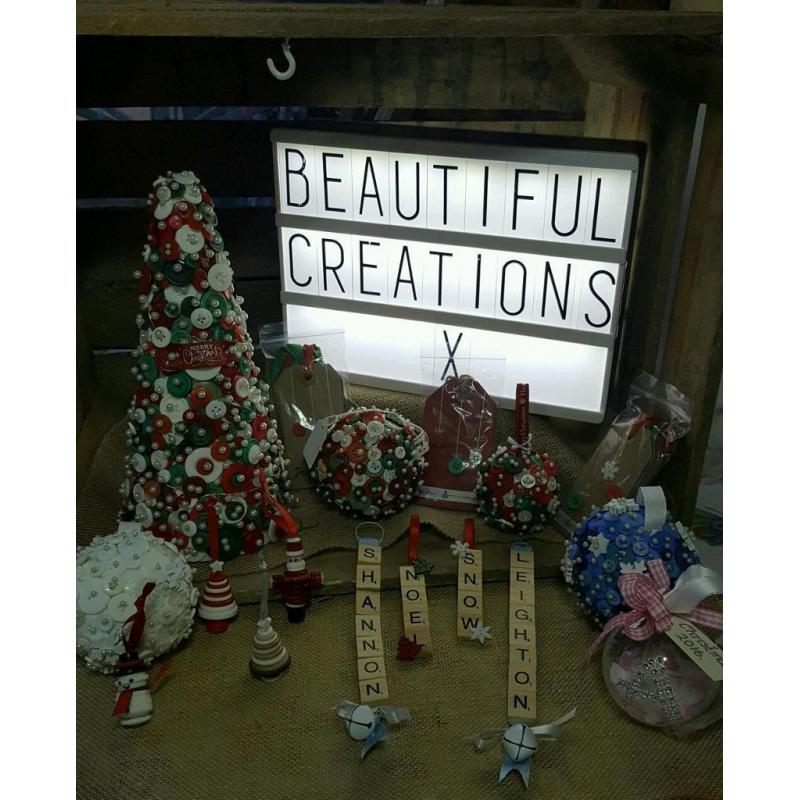 Handmade christmas decorations