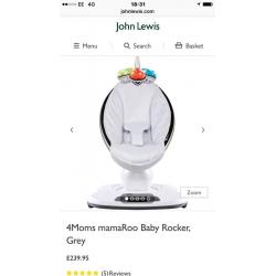 Baby bouncer baby bouncer 4moms® mamaroo® infant seat - classic grey
