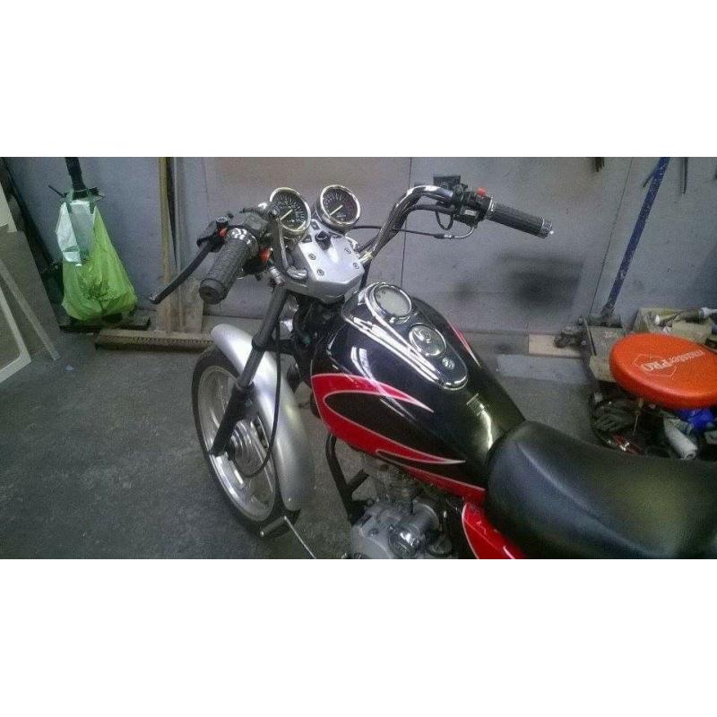 Shineray 125cc ideal learner bike.