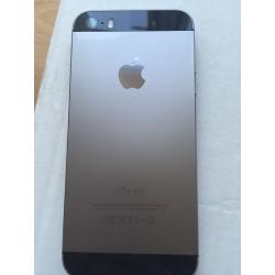 IPHONE 5S 16GB SPACE GREY,UNLOCKED TO 02/GIFFGAFF/TESCO,GOOD CONDITION,COMES BOXED