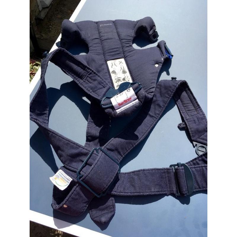 Original Navy blue Baby Bjorn carrier/sling
