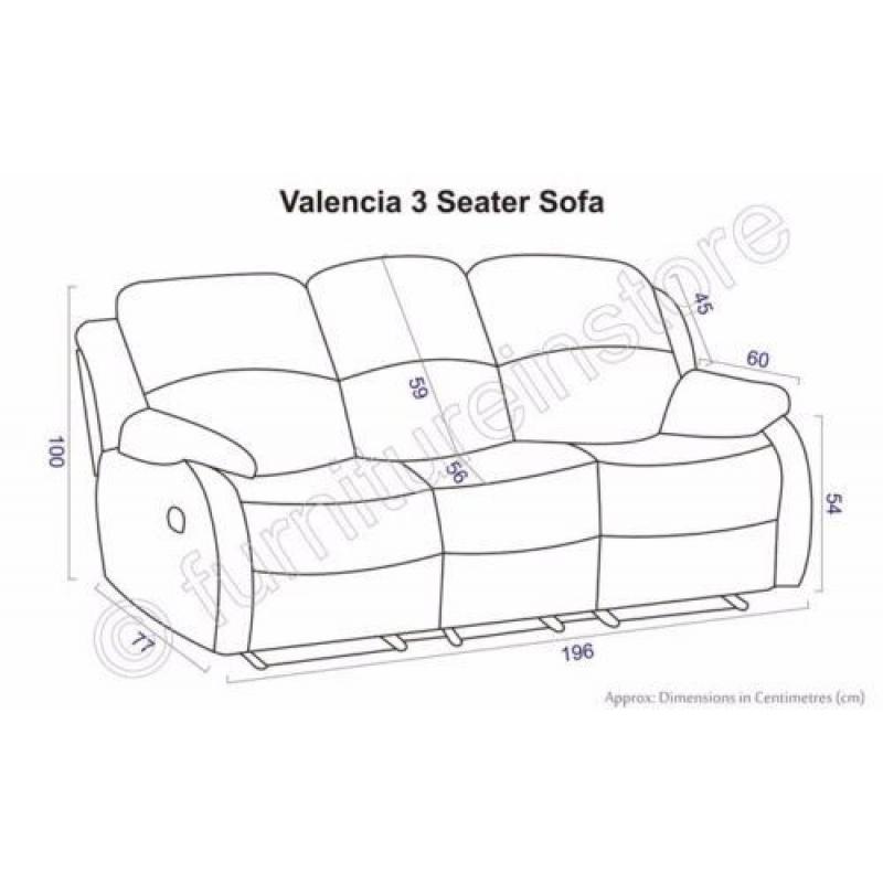 RECLINER LEATHER SUITE - SALE NOW ON ** BRAND NEW ** DELIVERED - BLACK - BROWN