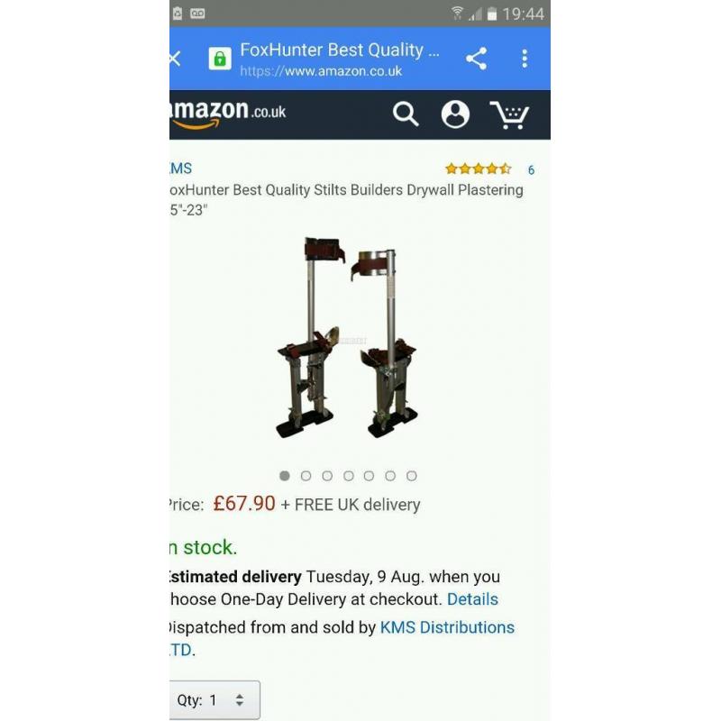Plasterers stilts