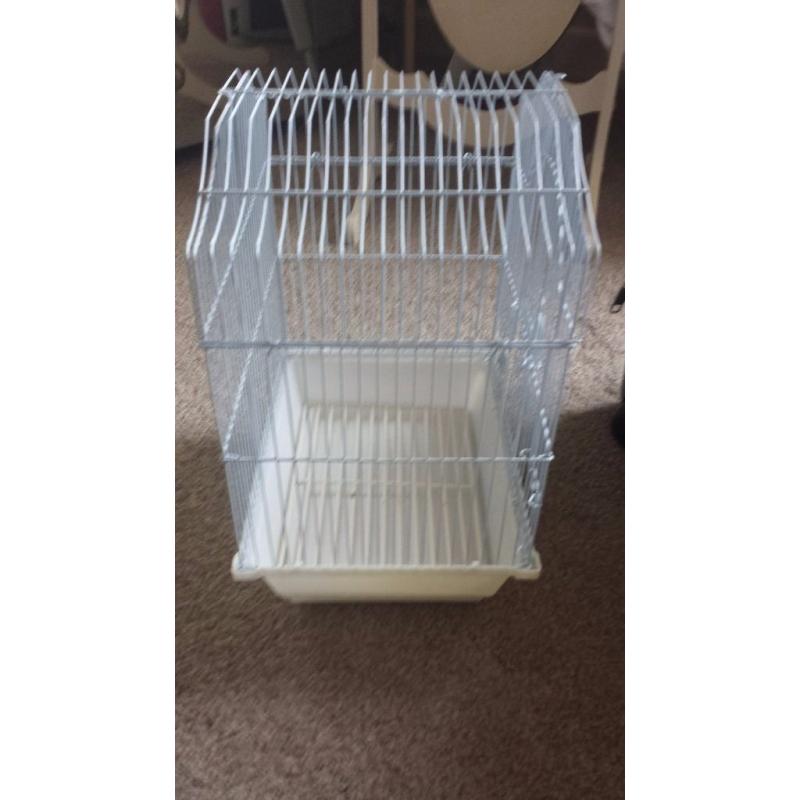 ?????? Small parrot cage white??????