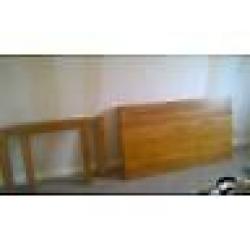 solid oak dining table